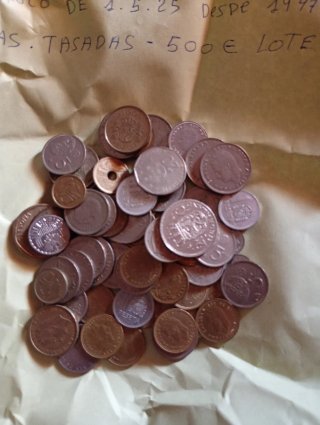 Monedas antiguas franco y otros países