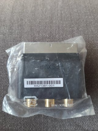 Adaptador Xbox 360 Euroconector a Compuesto Micros