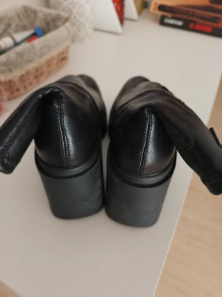 Botines negros tacón plataforma