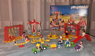 Playmobil 3223 y 3782 Parque y Autobús