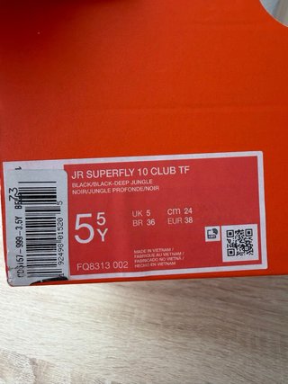 Nike Superfly Futbol Sala Talla 38
