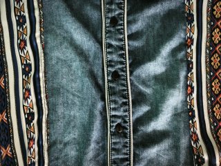 Chaleco Desigual Denim con Estampado Étnico