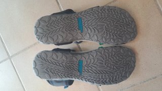 Sandalias Merrell Mujer Planas Negro/Teal