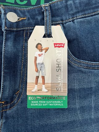 Pantalón corto Levi's azul. Nuevo.