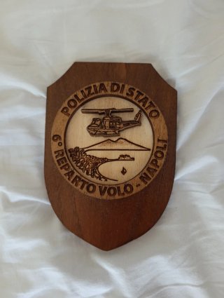 Crest polizia di Stato Reparto Volo Napoli
