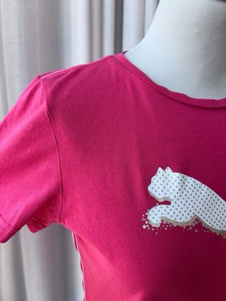 Camiseta Puma Deportiva Talla S Fucsia