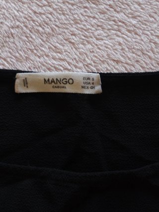 Camisa Mango Negra Talla M