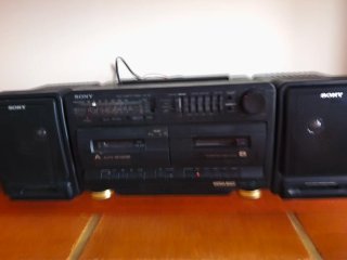 Radio Cassette Sony Mega Bass Negro