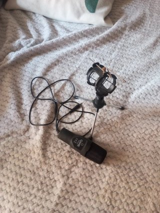 Micrófono Gamer Trípode Negro