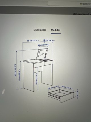 Tocador Blanco Ikea Brimnes