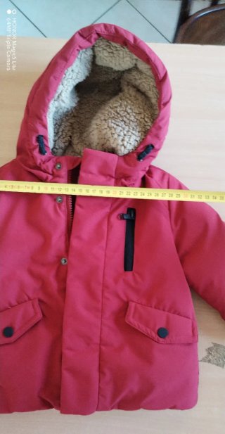 Giubbotto invernale rosso bimbo