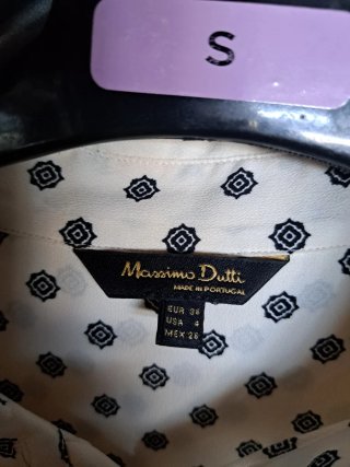 Camisa Massimo Dutti Estampada Talla S
