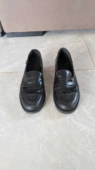 Mocasines Escolares Paola Talla 38 Negros