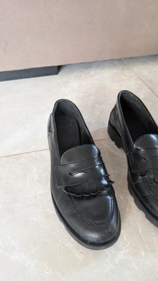 Mocasines Escolares Paola Talla 38 Negros