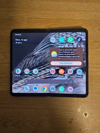 Google Pixel Fold Negro Reacondicionado