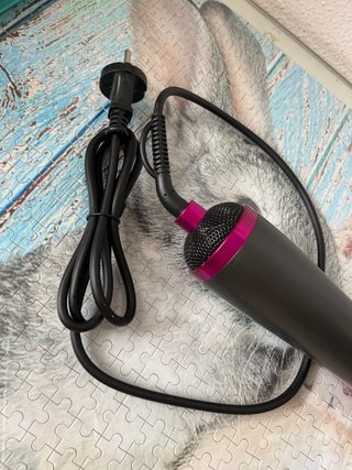 Secador de pelo Hair Dryer negro y rosa modelo A6