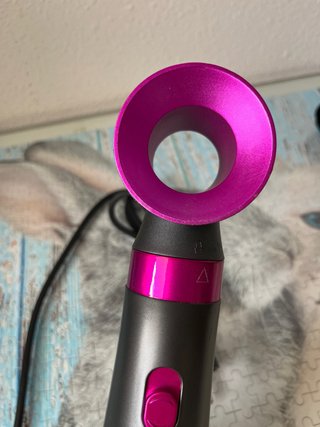 Secador de pelo Hair Dryer negro y rosa modelo A6