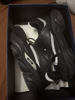 Zapatillas Dior B22 Negras y Blancas