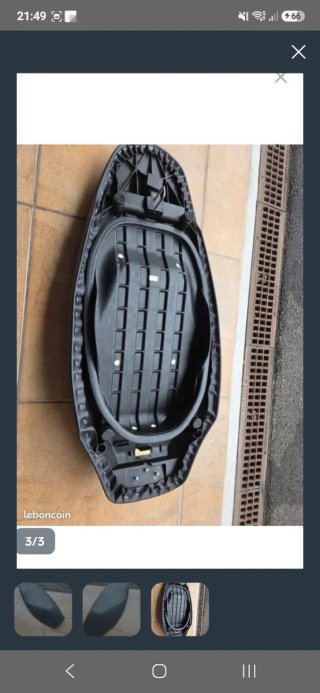 Asiento Yamaha NMAX 125 2025 Negro