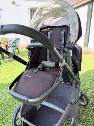 Carro Doble Uppababy Vista + Maxi-Cosi