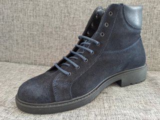 Stivali uomo stivaletti pelle blu 41