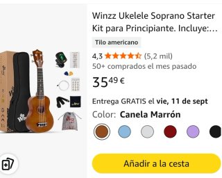 Ukelele Winzz Soprano Kit Principiante