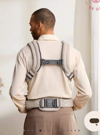 Mochila Portabebés BabyBjörn Malla Gris