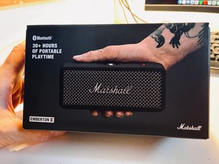 Marshall Emberton II Altavoz Bluetooth Negro