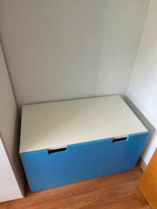 Dormitorio juvenil cama nido, armario y escritorio