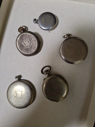 Lotto 5 Orologi da Tasca Vintage