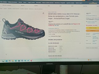 Zapatillas Montaña Montura Yaru Air Talla 38.5