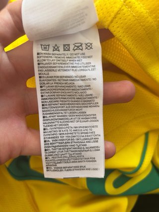 Camiseta Retro Brasil Nike Talla 10