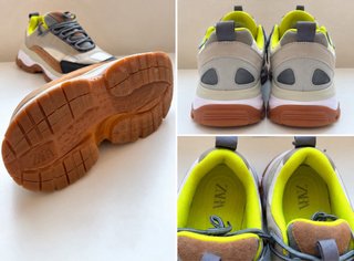 Zapatillas Zara Beige y Marrón