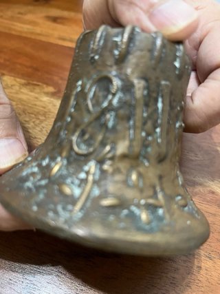 Candado y Campana Bronce Antiguos