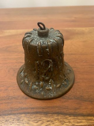 Candado y Campana Bronce Antiguos