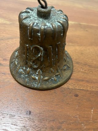 Candado y Campana Bronce Antiguos