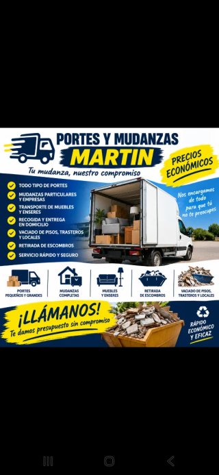 PORTES Y MUDANZAS