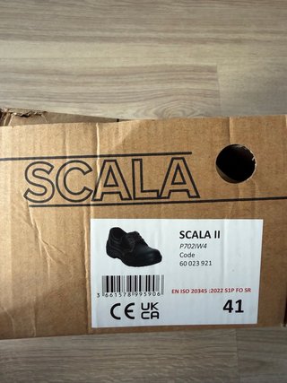 Zapatos de Seguridad SCALA II Talla 41 nuevos
