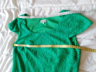 Vestido fiesta verde Razzas