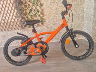 Bicicleta Btwin 500 Robot 16 pulgadas Naranja