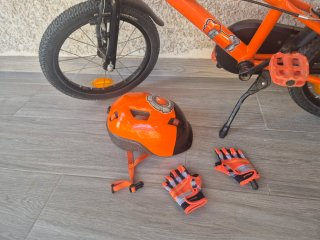 Bicicleta Btwin 500 Robot 16 pulgadas Naranja