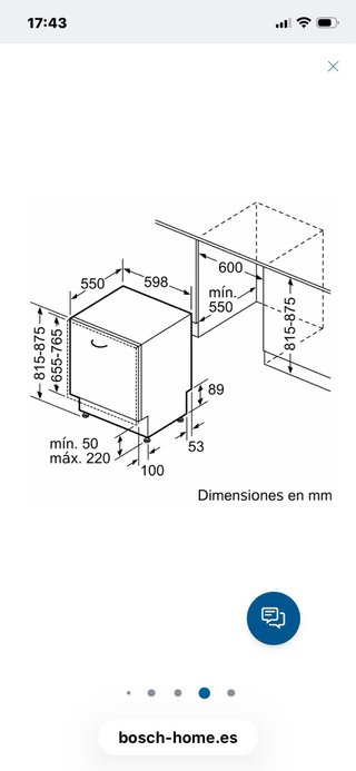 Lavavajillas integrable Bosch MH4EVX08E