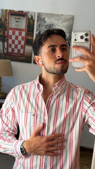 Camisa Rayas Tommy Hilfiger Talla S