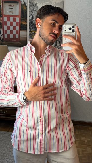 Camisa Rayas Tommy Hilfiger Talla S