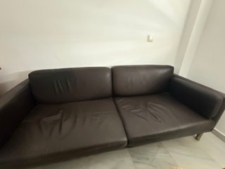 Sofá Polipiel Negro