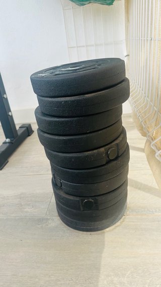 Banco de pesas BEHUMAX + Mancuernas 50kg