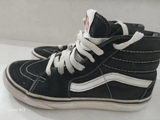 Zapatillas Vans Sk8-Hi Altas Negras Niño/a