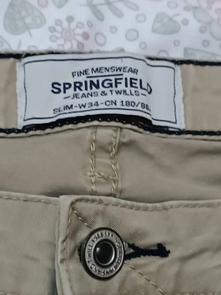 Pantalón Chino Springfield Caballero Beige