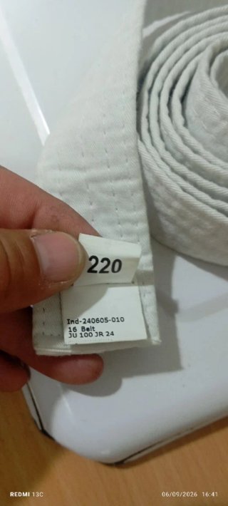 Cinturón Karate / Judo Blanco