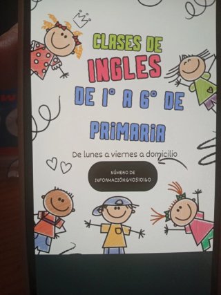 SE DAN CLASES PARTICULARES EN SANTOMERA